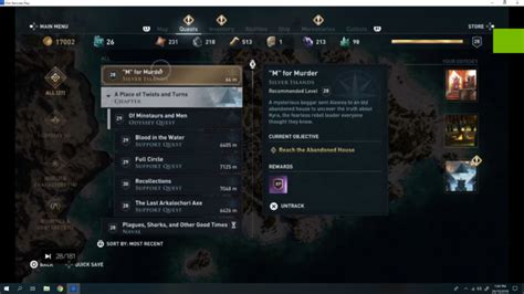 Assassins Creed Odyssey M For Murder Walkthrough