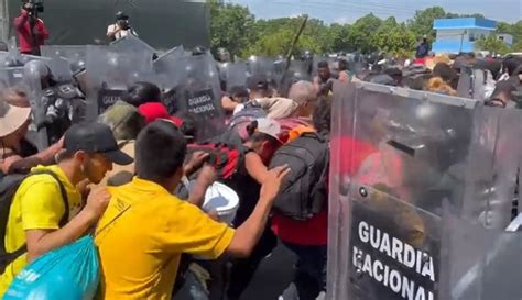 Caravana Migrante Presiona A Autoridades Mexicanas Con Sutura De Labios