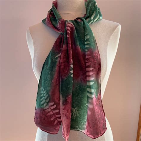 Christmas Scarf Holiday Scarf Silk Christmas Scarf - Etsy