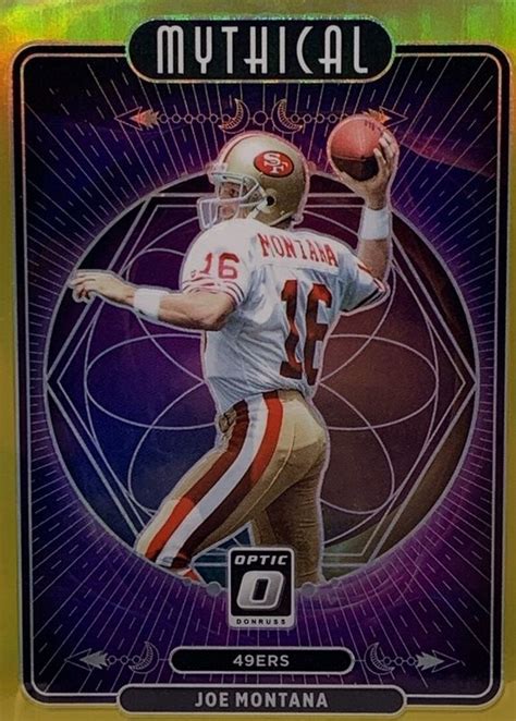 Joe Montana 2021 Optic MY 3 Mythical Gold 10 Price Guide Sports