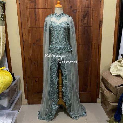 Kebaya Akad Nikah Gaun Pengantin Modern Gaun Pengantin Kosongan