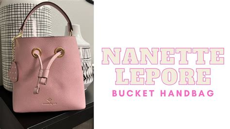 Whats In My Nanette Lepore Bucket Bag Youtube