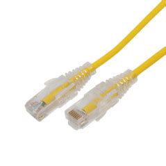 Patch cord 50cm centimetros 0 50 metros AMARILLO CAT6A Diámetro