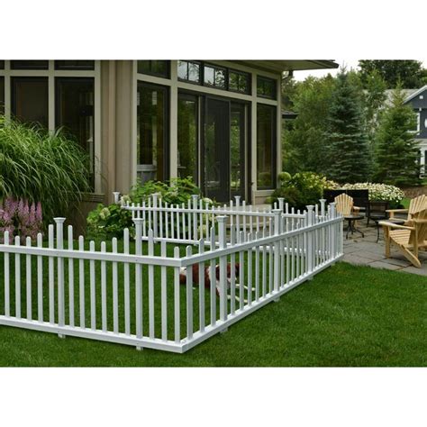 Zippity Outdoor Products Madison No Dig Vinyl Fence Kit 30in X 56in