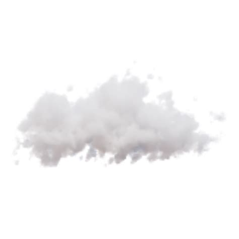 Realistic Fluffy Cloud 3d Render 16617855 PNG