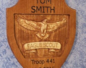 Eagle scout plaque | Etsy