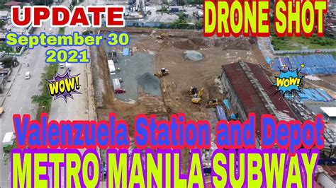 METRO MANILA SUBWAY UPDATE September 30 2021 Valenzuela Station And