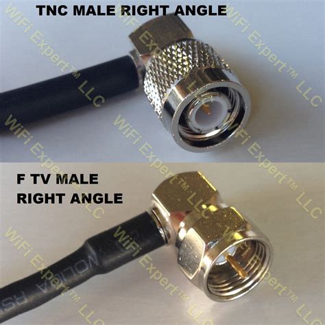 RG400 TNC Male Angle To F MALE ANGLE Coaxial RF Pigtail Cable RF