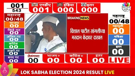 Sangli Lok Sabha Election Result 2024 सांगलीत Vishal Patil मतदान