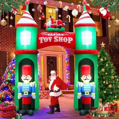 12 Foot Tall Huge Christmas Inflatable Santa Claus With