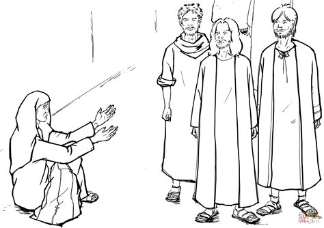 37 Jesus Heals The Blind Man Coloring Page Carronrylee