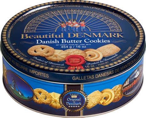Jacobsens Bakery Beautiful Denmark Butter Cookies in Tin 454 g ...