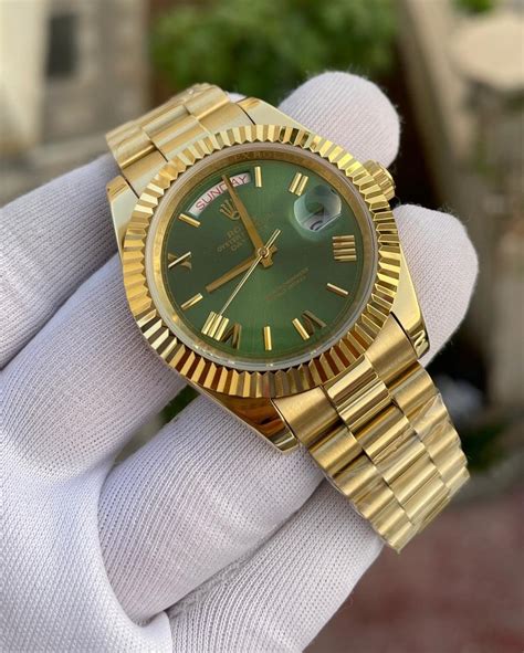 Rolex Daydate Gold Ye Il Kadran Erkek Kol Saati L