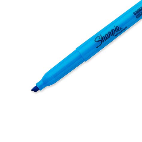 Sharpie 27010 Accent Pocket Style Highlighter Fluorescent Blue 12