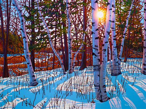 Morning Light North Of Buckhorn By Tim Packer Giclee On Canvas