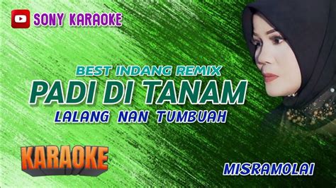 Padi Ditanam Lalang Nan Tumbuah Voc Misramolai Sonykaraokeofficial