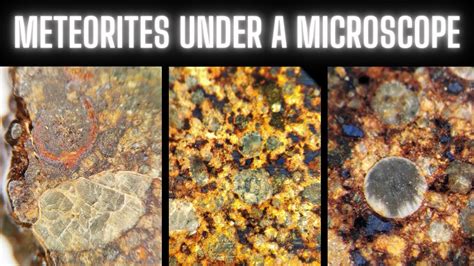 Meteorites Under A Microscope Mars And Rocks From Space What Does A Meteorite Look Like Space