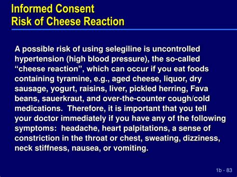 PPT - Informed Consent Risk of Cheese Reaction PowerPoint Presentation ...