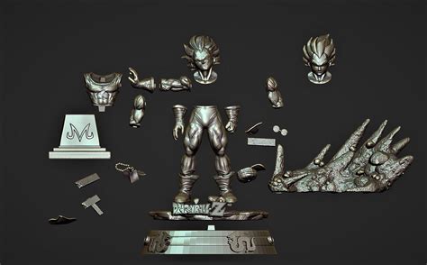 Majin Vegeta Stl File 3d Model