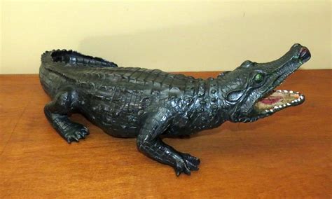 Cold Painted Bronze Crocodile Sculpture | Collectors Weekly