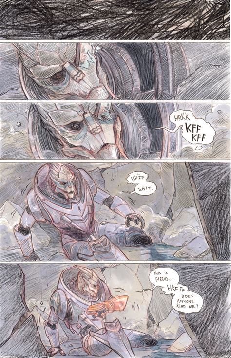 Mass Effect 3 Fan Comic Set Of 3 Pages The Beguiling Original Art Store