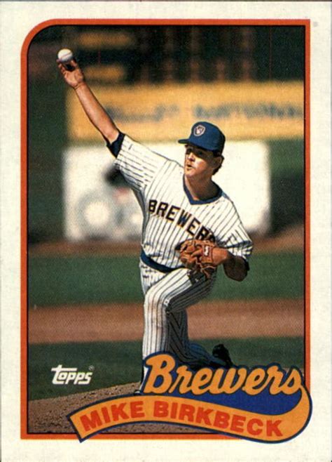 Mavin 1989 Topps Mike Birkbeck 491