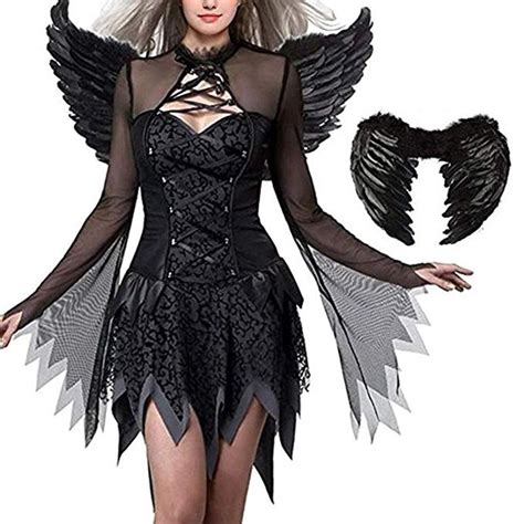 2021 2019 Carnival Halloween Devil Fallen Angel Sexy Costumes Women