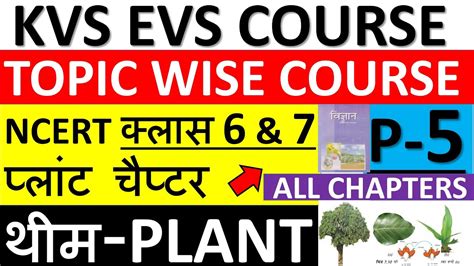 Kvs Evs Ncert Class Plant Topic Complete Course Kvs Ncert Plant