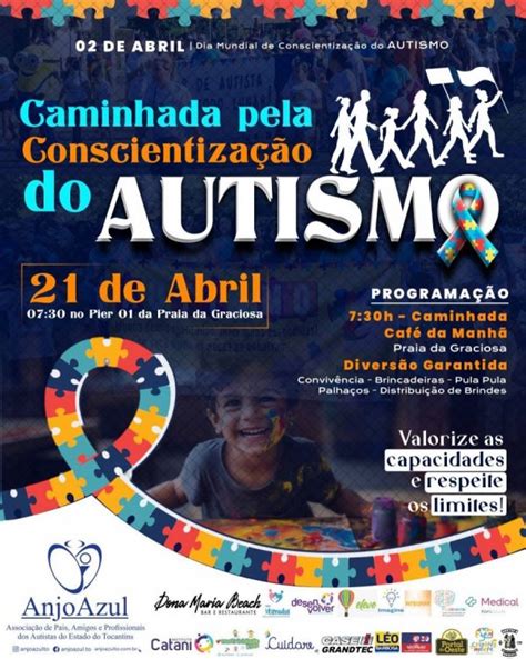 Caminhada De Conscientiza O Do Autismo Acontece Neste Domingo Dia