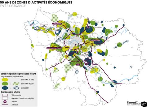 Les Zones D Activit S Conomiques En Le De France R Trospective Et