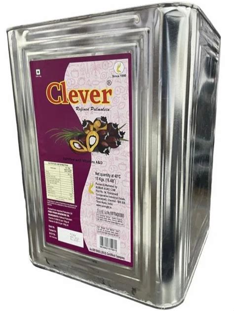 Clever Refined Palmolein Oil Kg Tin At Best Price In Chennai