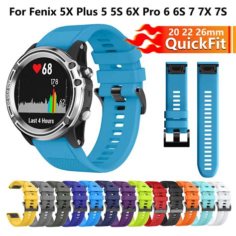 Pulsera Para Reloj Garmin Fenix 5 5X 5S Plus Samrt 20 22 26mm