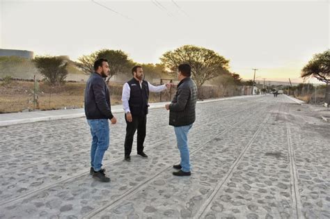 Invierte Corregidora 8 mdp en obras de urbanización en Los Olvera La Lupa