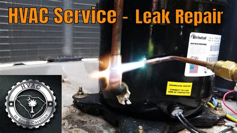 Hvac Service Leak Repair Youtube