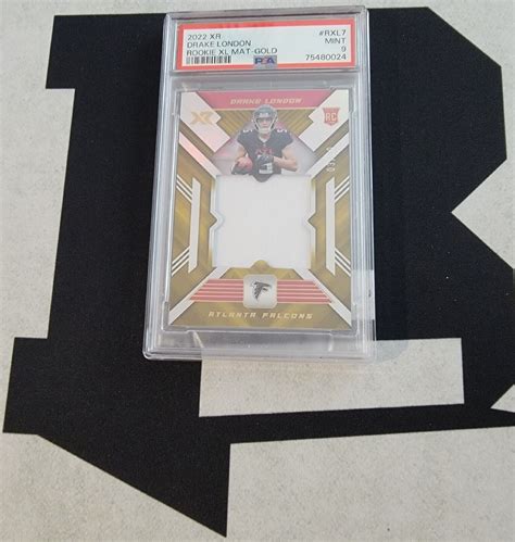 Panini Xr Rookie Xl Materials Gold Rxl Drake London Mem