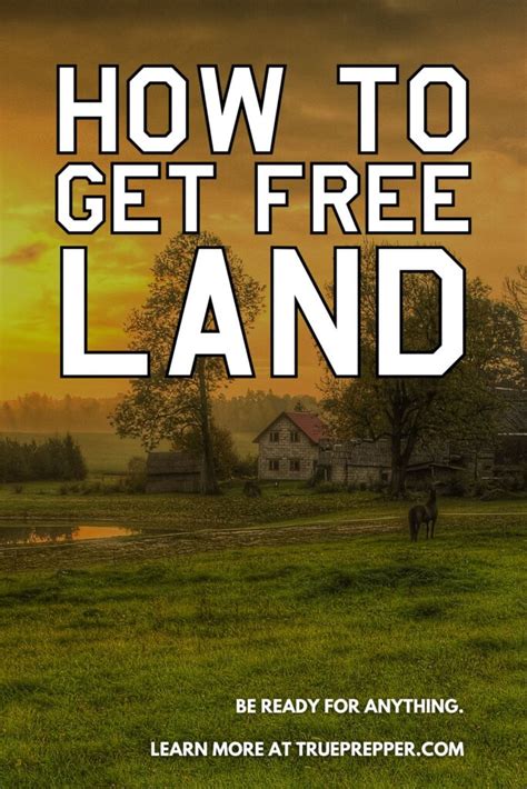 How to Get Free Land in the US (and Canada) | TruePrepper