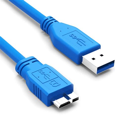 Cable Usb 3 0 A Disco Duro Externo B 1 5m Usb 3 0 A Micro B Azul Oechsle Oechsle