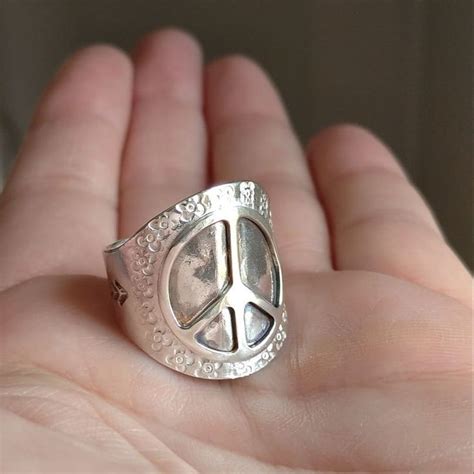 Anillo Paz Hoy Quiero Compartir Con Vosotr S Este Anillo De Plata