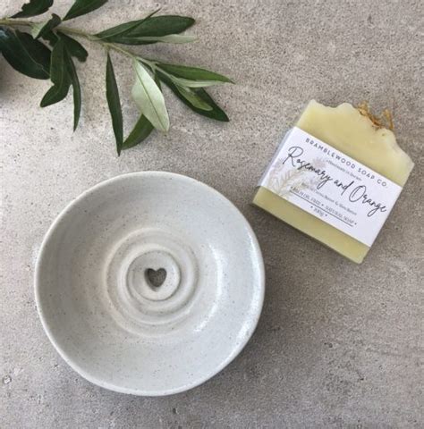 Handmade Ceramic Stoneware Soap Dish Skinny Whistle Shop