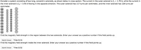 Solved Consider A System Consisting Of Two Long Concentric Solenoids