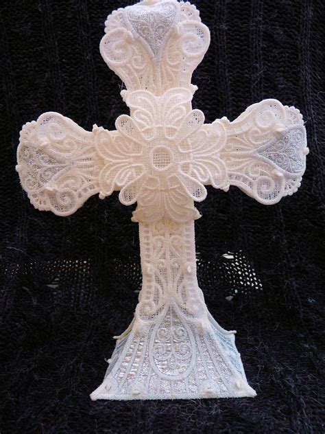 Free Standing Lace Cross Embroidery Designs Embroidery