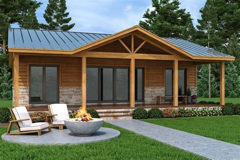 Bedroom Rustic Lake Style House Plan Silverton Small Cottage