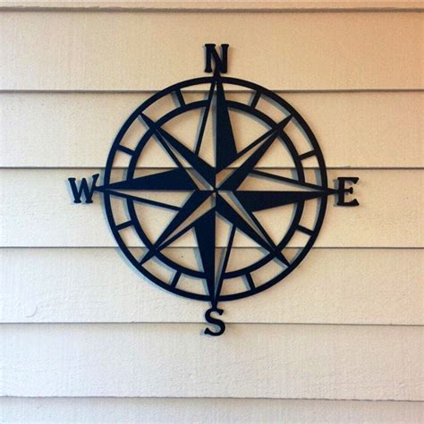 Compass Wall Decor Nautical Compasswall Art Nautical Metal