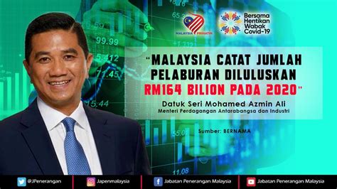 Malaysia Catat Jumlah Pelaburan Diluluskan Rm Bilion Pada