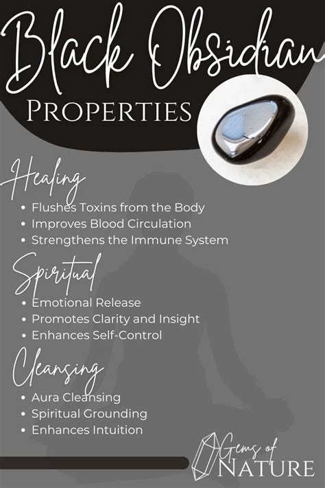 Black Obsidian Crystal Meaning Benefits And Uses Gems Of Nature