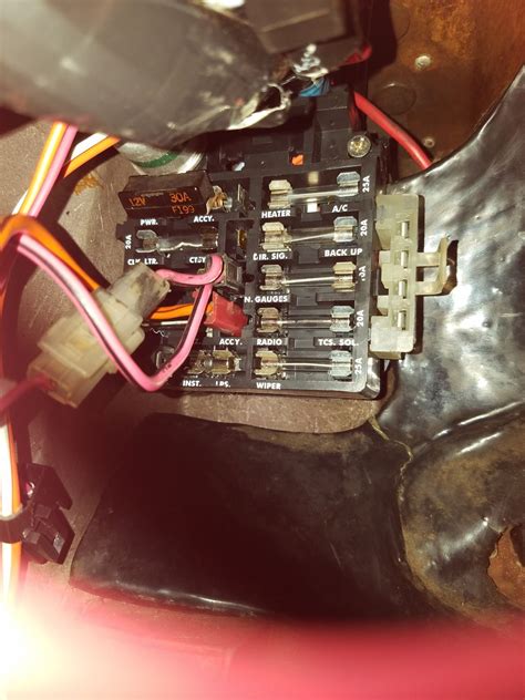 1972 Corvette Fuse Box Diagram