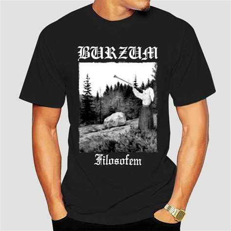 Buy Burzum Men S Filosofem T Shirt Black Cotton Tshirt Men Summer