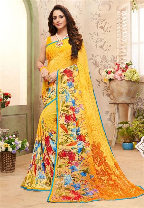 Floral Print Sarees Have Captivated Women Floral Print Sarees Saree