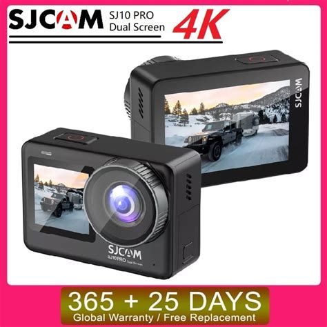 Sjcam Sj Pro Dual Screen Action Camera K Fps Wifi Gyro Anti Shake