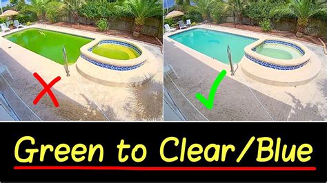 How To Clear Up A Green Pool Fast Stubborn Green Pool Algae Diy Hd